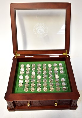 Lot 969 - A collectors' cabinet containing a quantity of...