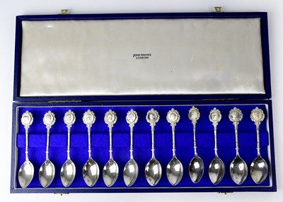 Lot 881 - A set of John Pinches silver 'The Twelve Roman...