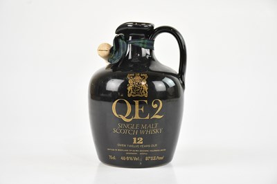 Lot 2469 - WHISKY; a bottle of QE2 single malt Scotch...