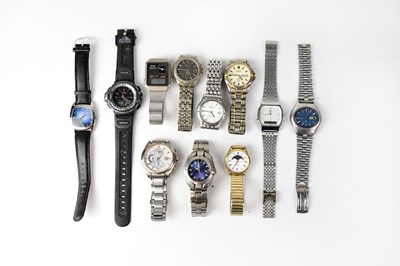 Lot 1311 - A quantity of gentlemen's wristwatches, mainly...