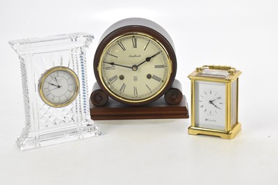 Lot 381 - SMALLCOMBE CLOCKS; a reproduction mahogany...