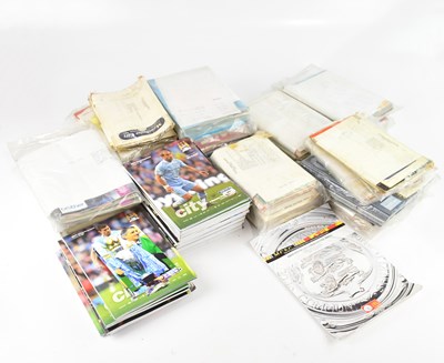 Lot 2015 - An extensive collection of Manchester City...