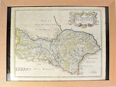 Lot 588 - ROBERT MORDEN; a hand coloured engraved map of...