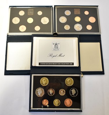 Lot 974 - ROYAL MINT; three United Kingdom proof sets,...