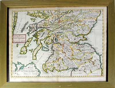 Lot 585 - ANDREW JOHNSTON; 'A New Map of the South Part...