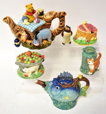 Lot 219 - Six items of modern collectible pottery...