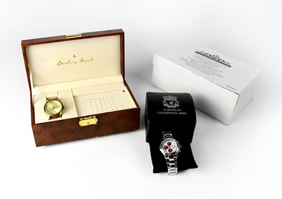Lot 671 - A boxed Danbury Mint gentlemen's wristwatch...