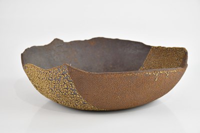 Lot 1861 - JANE WHEELER (born 1950); a brown stoneware...