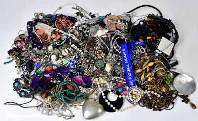 Lot 1164 - A quantity of costume jewellery, to include...