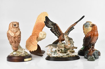 Lot 1792 - ROYAL DOULTON; a kestrel, DA205, 243/3500, and...