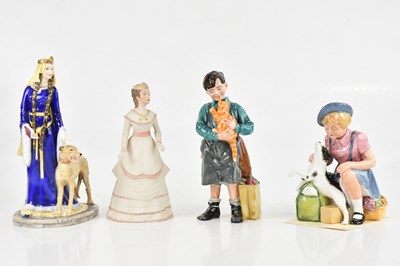 Lot 1798 - ROYAL DOULTON; a collection of three figures...
