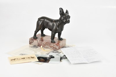Lot 1208 - CH. HUNK'S BEQUEST; a bronze figure of the...