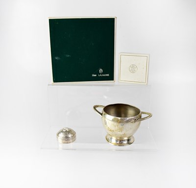 Lot 848 - ILIAS LALAOUNIS; a silver twin-handled...