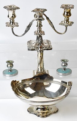 Lot 506 - A quantity of silver-plated ware, including...