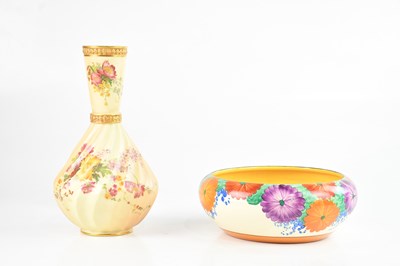 Lot 295 - CLARICE CLIFF; a circular bowl in the 'Gayday'...