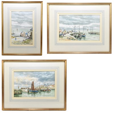 Lot 1434 - J. HAMILTON GLASS SSA (1890-1925); three watercolours