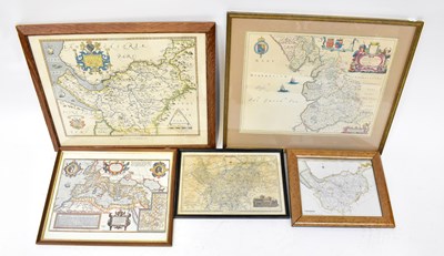 Lot 587 - A reproduction map of 'Lancastria Palitatius',...