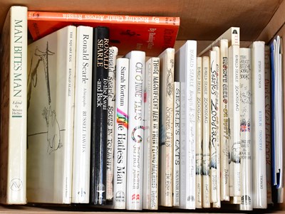 Lot 616 - RONALD SEARLE; a large collection of sixty...