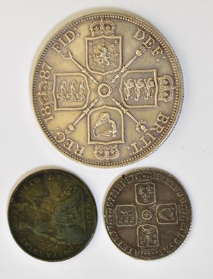 Lot 967 - A collection of coins and banknotes,...