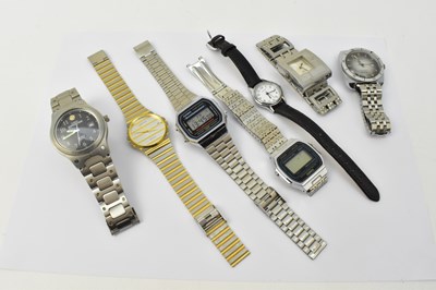 Lot 1189 - Seven lady's and gentleman's wristwatches...
