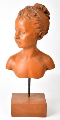 Lot 199 - AFTER JEAN-ANTOINE HOUDON; a terracotta style...