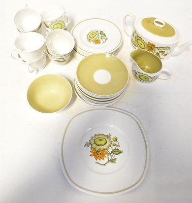 Lot 167 - SUSIE COOPER; a 'Sunflower' tea service, no....