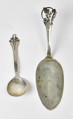 Lot 729 - C M COHR, FREDERICIA; a Danish silver cake...