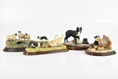 Lot 1744 - BORDER FINE ARTS; a collection of four figures...