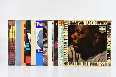 Lot 1486 - CHAMPION JACK DUPREE; twelve albums comprising...