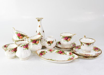 Lot 274 - ROYAL ALBERT; an 'Old Country Roses' part tea...