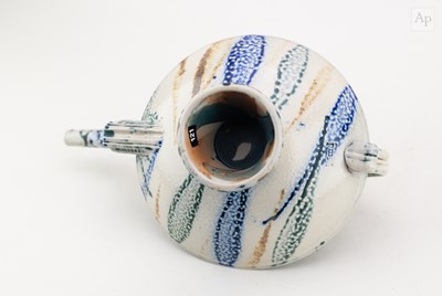 Lot 550 - PETER MEANLEY (born 1944); a salt glazed...
