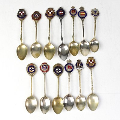 Lot 235 - Twelve shipping line collectors' spoons, from...