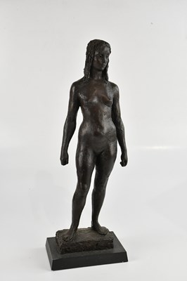 Lot 1238 - A large limited edition bronzed figure of a...