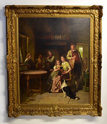 Lot 486 - THÉODORE GÉRARD (Belgian, 1829-1902); oil on...