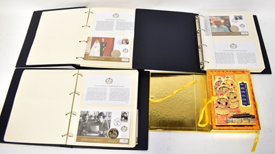 Lot 964 - Three 'The Queen’s 80th Birthday' coin cover...