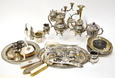 Lot 703 - Various silver-plated wares, to include...