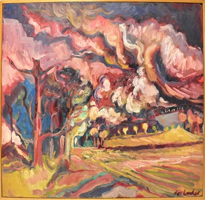Lot 493 - STEVE DES LANDES (born 1962); oil on board,...