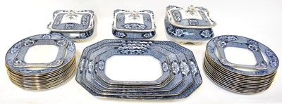 Lot 121 - BURLEIGH WARE; a 'Paisley' pattern part dinner...