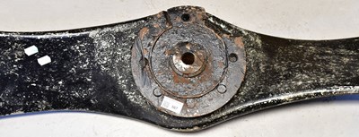 Lot 567 - AVRO ANSON EG447; a metal aeroplane propeller,...