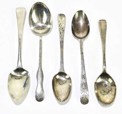 Lot 2100 - JOHN LANGLANDS; a pair of Newcastle hallmarked...