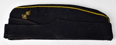 Lot 599 - A WWII British blue felt Royal Engineers side...