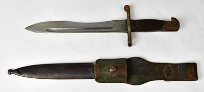 Lot 562 - A WWII Spanish M1941 Toledo bayonet, the 25cm...