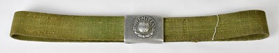 Lot 602 - A WWII German Third Reich army green cotton...