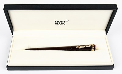 Lot 727 - MONTBLANC; an unused Heritage red and black...