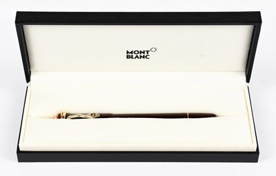 Lot 728 - MONTBLANC; an unused Heritage red and black...