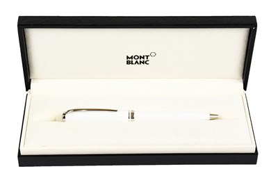Lot 737 - MONTBLANC; an unused white Cruise collection...