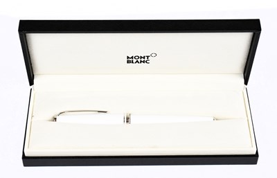 Lot 738 - MONTBLANC; an unused white Cruise collection...