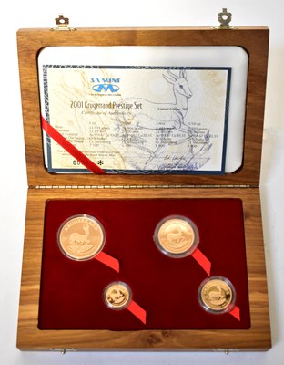 Lot 751 - SOUTH AFRICA MINT; a '2001 Krugerrand Prestige...