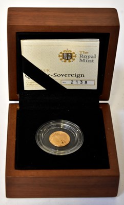 Lot 779 - THE ROYAL MINT; a '2012 UK Quarter Sovereign',...