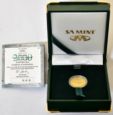 Lot 781 - SOUTH AFRICA MINT; a 'Natura' 1/10th ounce...